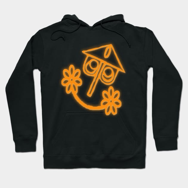 Neon Its a Small World Hoodie by magicmirror